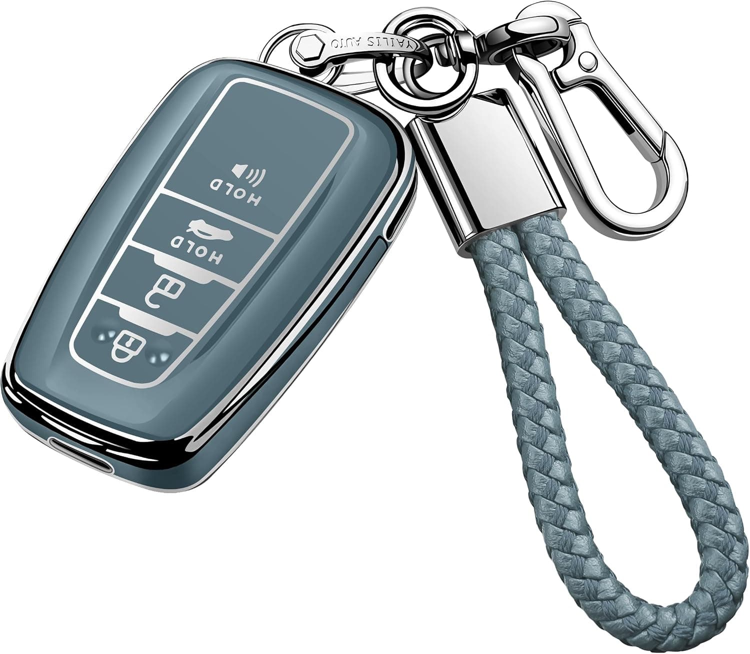 Tukellen Capa para chaveiro Toyota com chaveiro, capa protetora especial de TPU macio para 2019-2025 RAV4 2020-2022 Highlander Corolla Prius, 2018-2024 Camry…