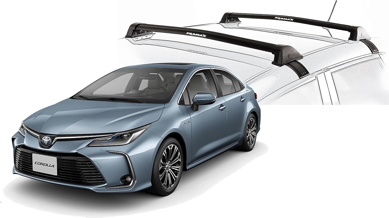 Rack Eqmax New Wave Corolla 2020 2021 2022 2023 2024 Preto:6343