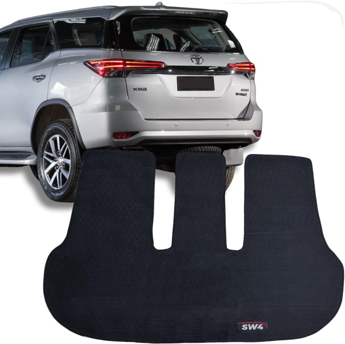 Tapete Para Porta Malas Emborrachado Hilux SW4 2016 2017 2018 2019 2020 2021 2022 2023 2024 2025