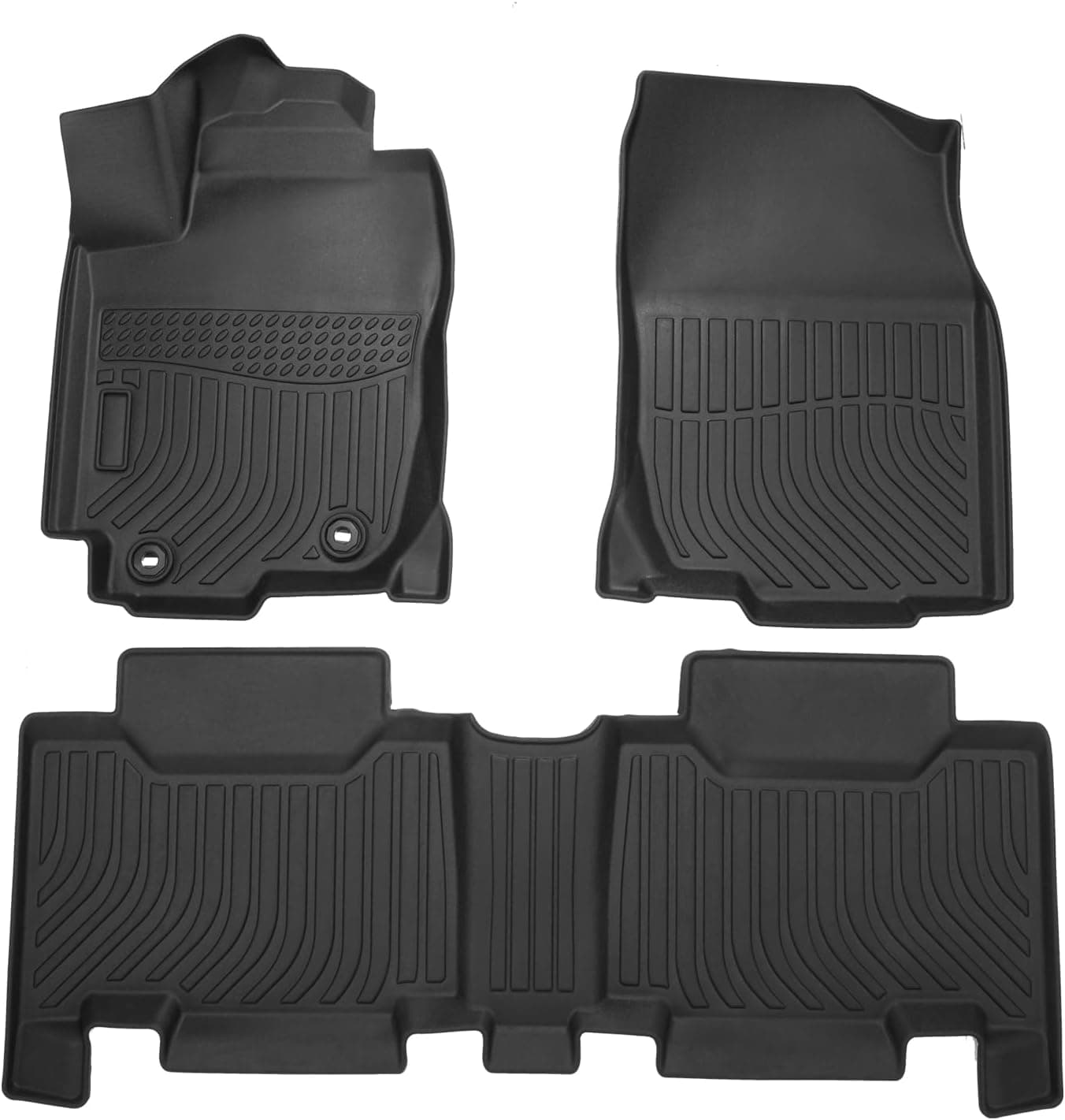 Tapetes de piso Cartist compatíveis com Toyota RAV4 2013-2018 (não para Hybrid ou Prime) Acessórios para todos os climas, tapete de piso resistente TPE, sem…