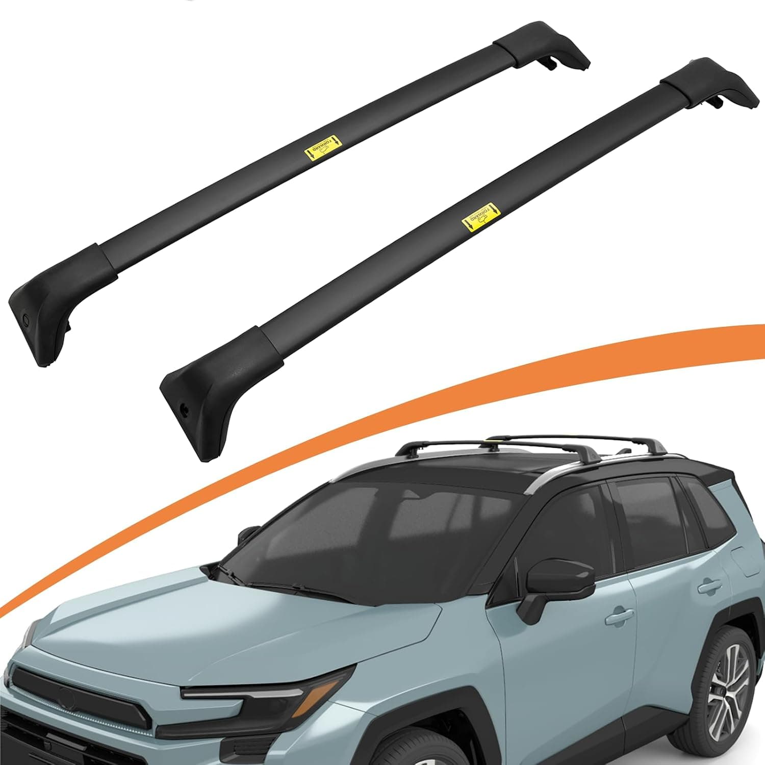 Barras transversais de rack de teto para Toyota RAV4 2026 (não serve para floresta)