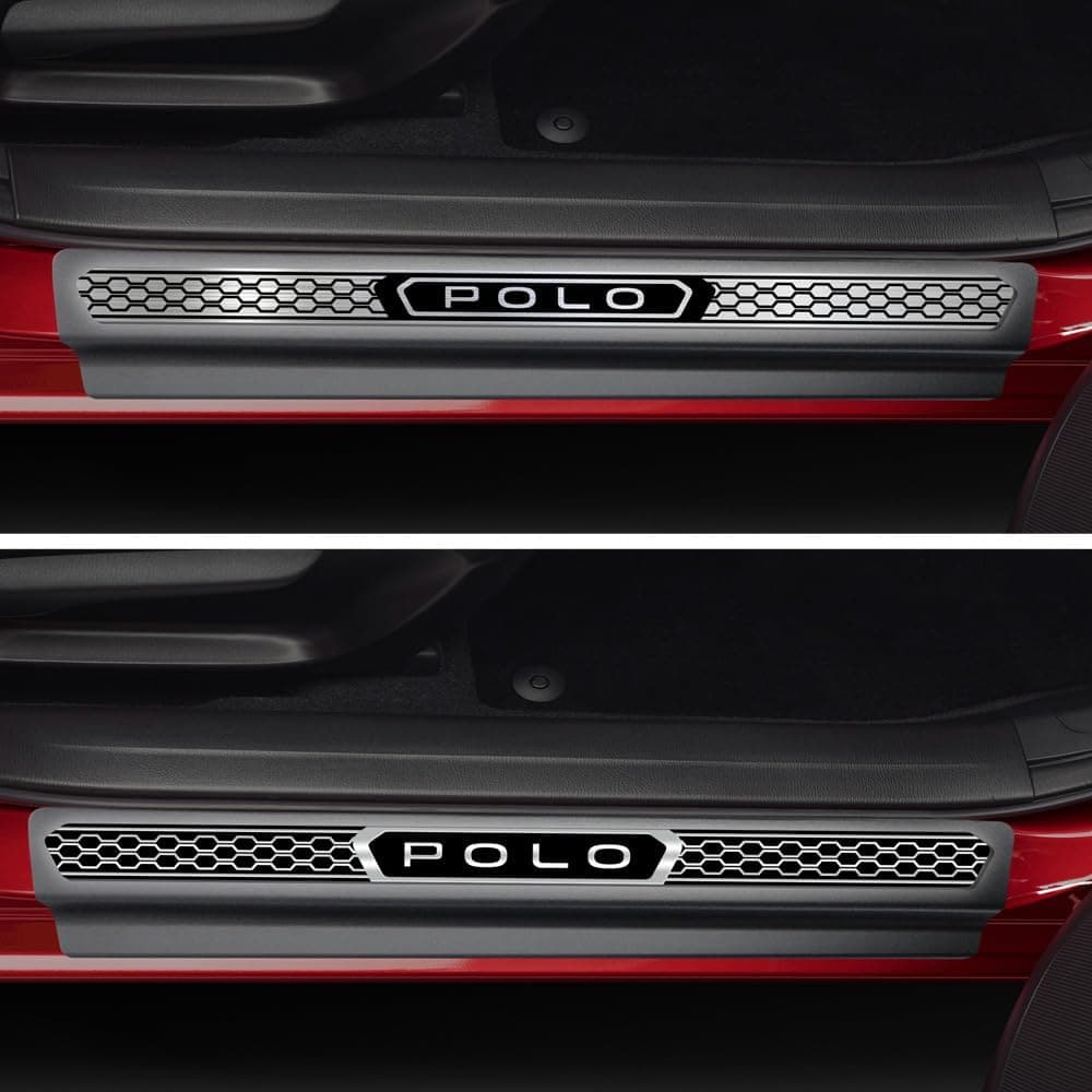 Jogo Soleira Premium Elegance Polo 2023 Em Diante 4 Portas (Preto (Elegance))
