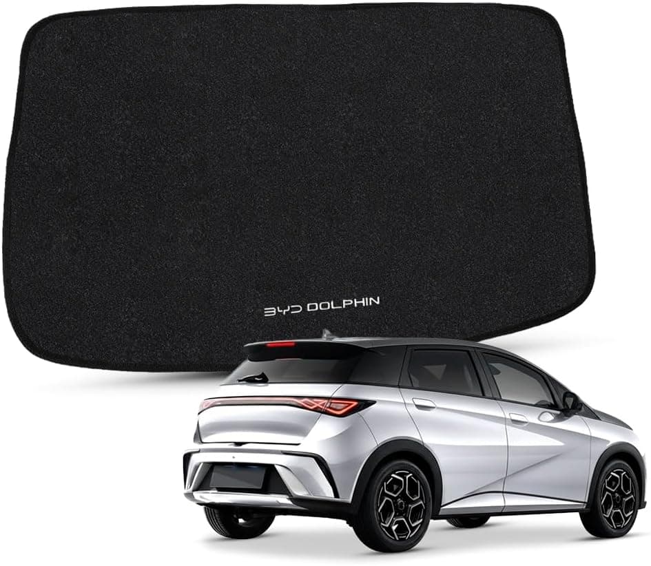 Tapete Porta Malas para BYD Dolphin Plus 2023 a 2026 Carpete Automotivo Forração