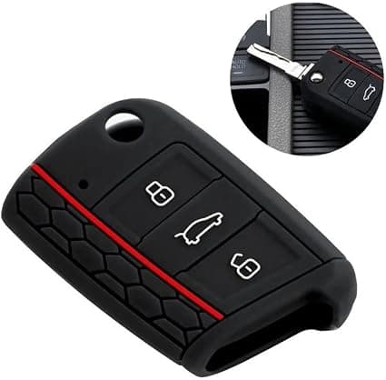 Capa protetora chave de silicone Volks Novo Golf Mk7 Tcross Nivus taos acessórios emborrachada anti impacto