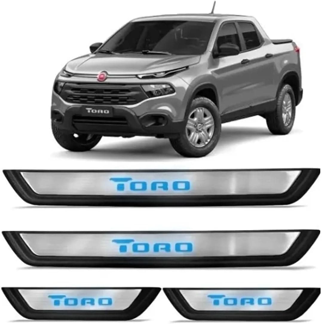 Kit Soleira Iluminada Com Led Toro 2017 2018 2019 2020 2021