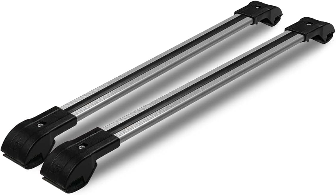 Travessa Rack De Teto Bagageiro Vw Saveiro Cross 2010 A 2025(Prateado)