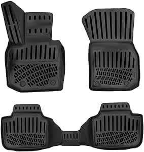 RizLiner Tapetes para BMW X3 2025-2026 M50 30 xDrive, tapetes de borracha de ajuste personalizado 3D, forros de piso medidos a laser, para todos os climas…