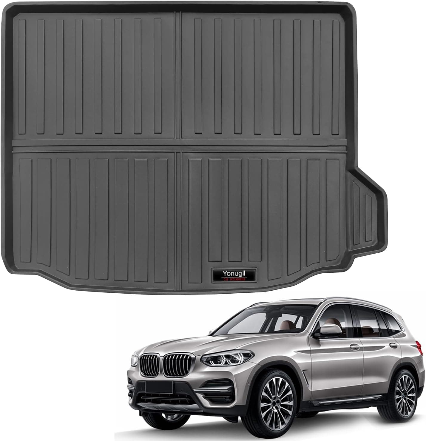 Tapetes de porta-malas personalizados para BMW X3 2018-2024 Forro de porta-malas Tapete de proteção TPE para todos os climas para acessórios X3 G01 (para BMW…
