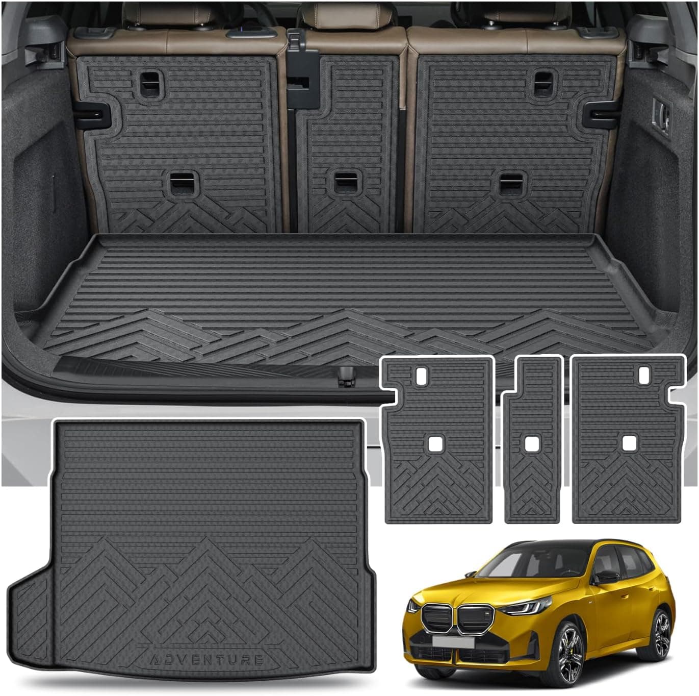 KUST Tapete de carga para porta-malas para acessórios BMW X3 2025-2026