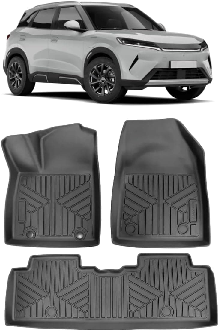 Tapete Bandeja 3D para Yuan Pro 2025 26 2027 com Bordas Elevadas - Linha Premium