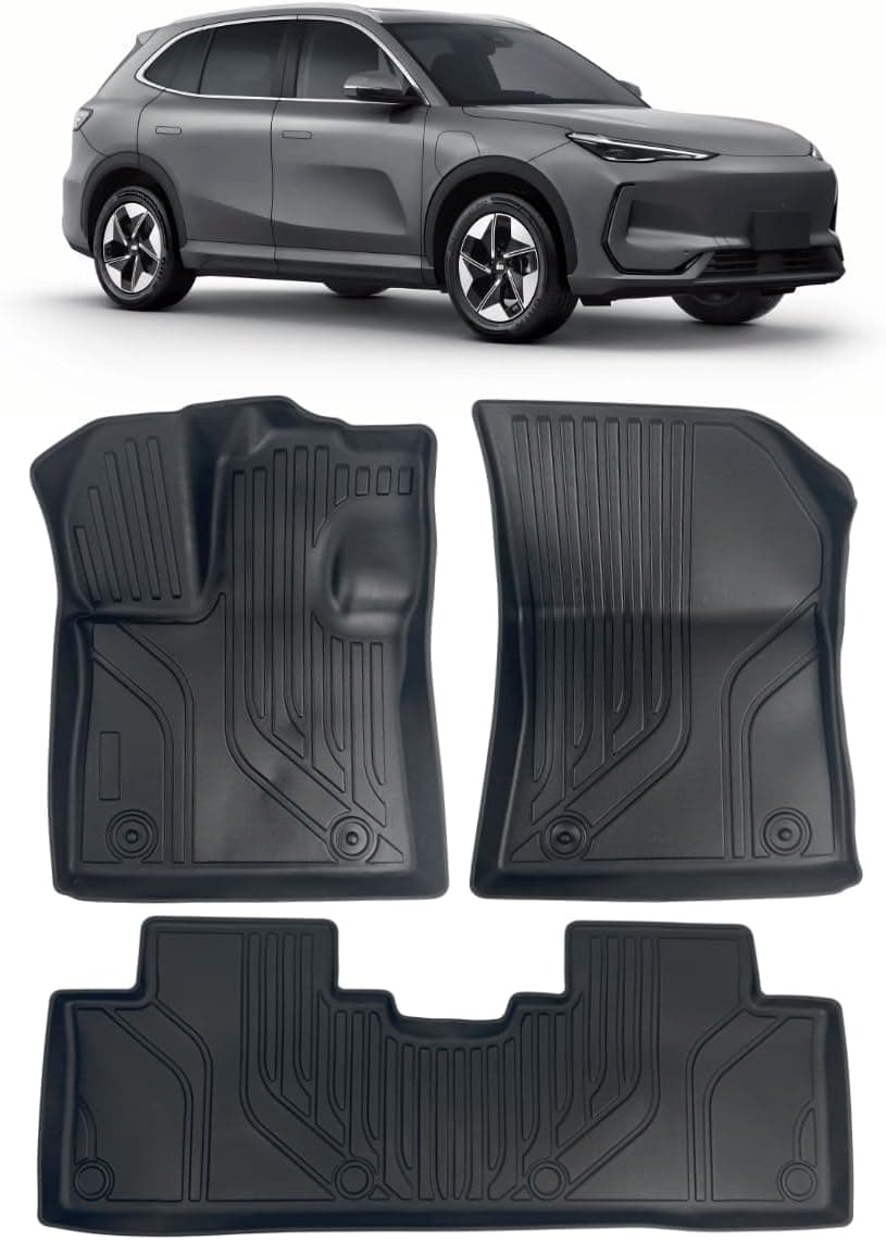 Tapete Bandeja 3D para Geely EX5 EM-I Hibrido com Bordas Elevadas Concha - Linha Premium
