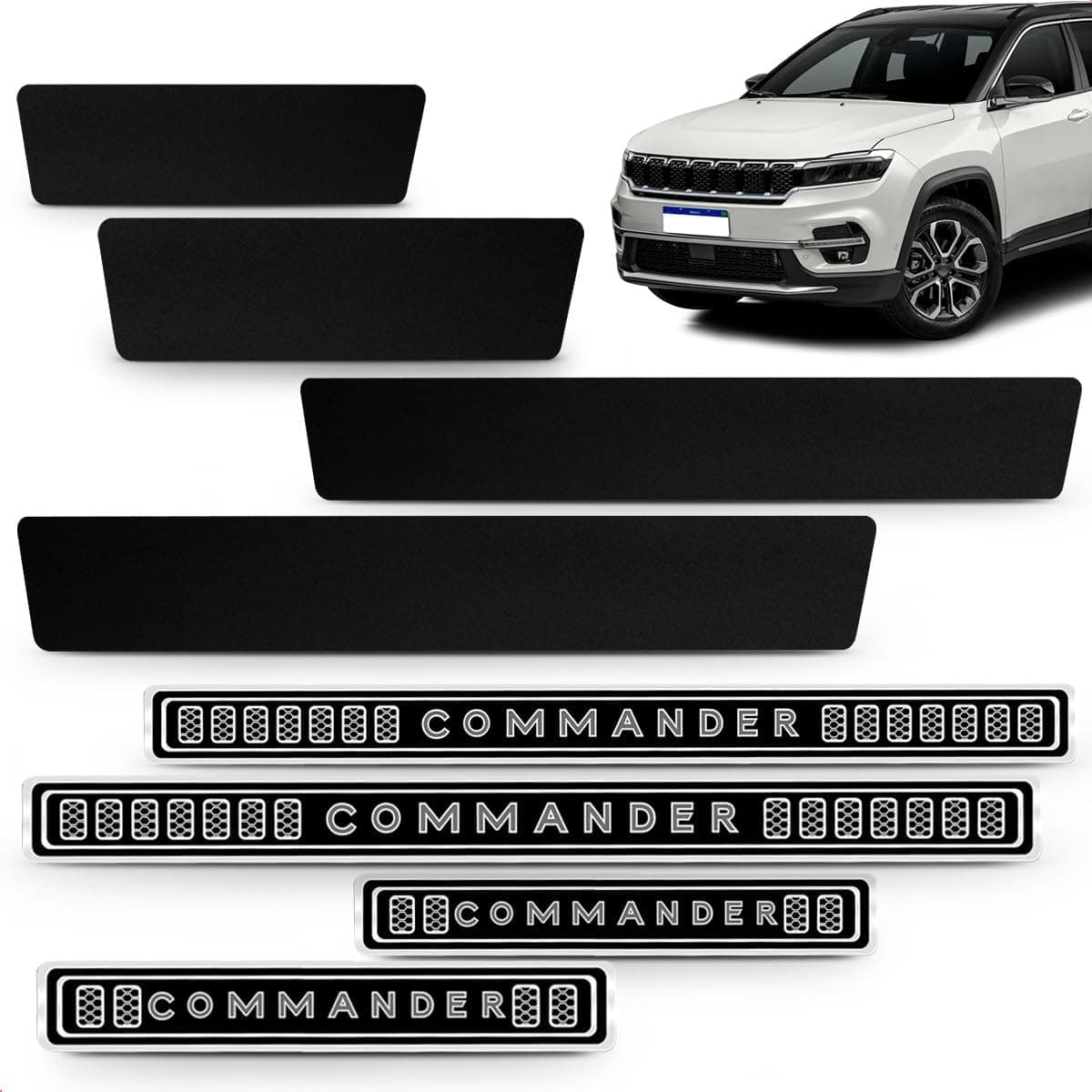Soleria de Porta Adesiva Elegance Commander 2023 2024 4 Portas