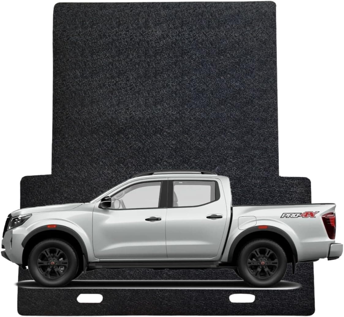Tapete Protetor de Caçamba Puxe e Empurre, Preto, Plástico, para Nissan Frontier Cabine Dupla 2017 até 2026