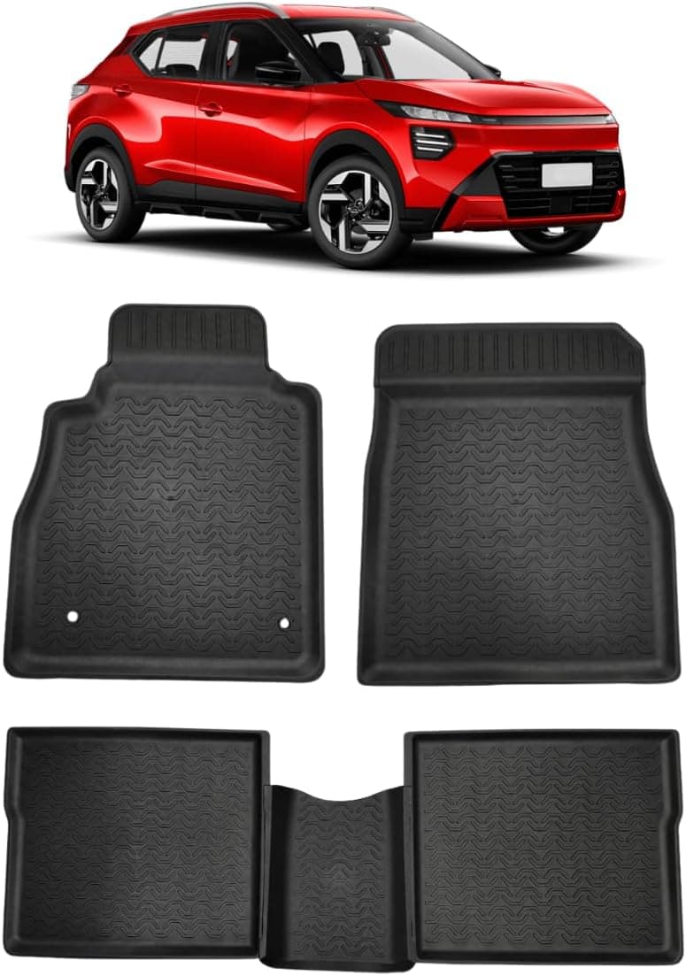 Jogo de Tapete Bandeja 3D para Kait 2025 2026 2027 com Bordas Elevadas