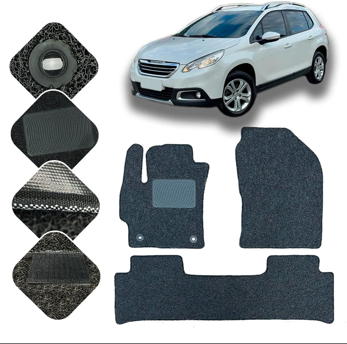 Tapete Capacho Vinil Automotivo Peugeot 2008 2016/2023