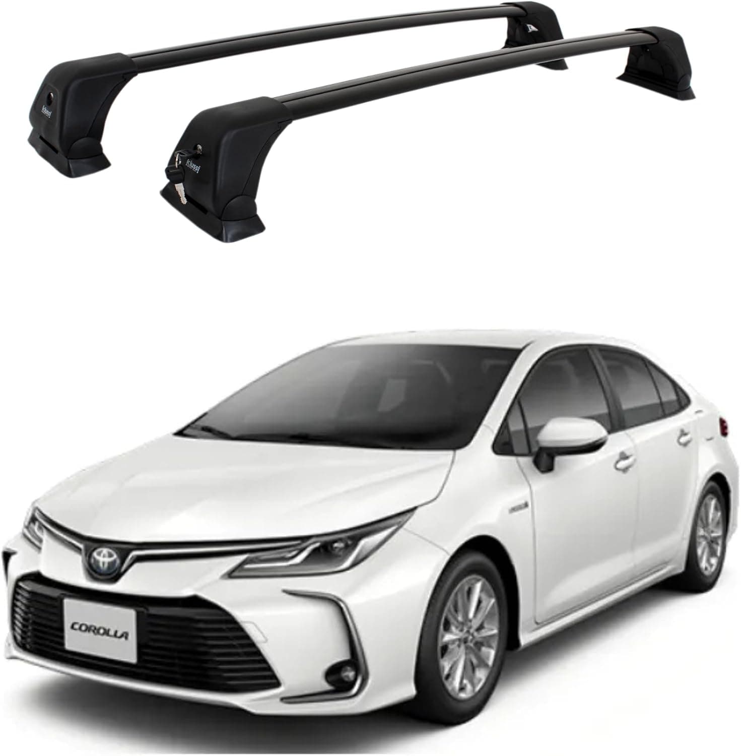 Rack De Teto Modelo Emilia Corolla Após 2020 (Preto)