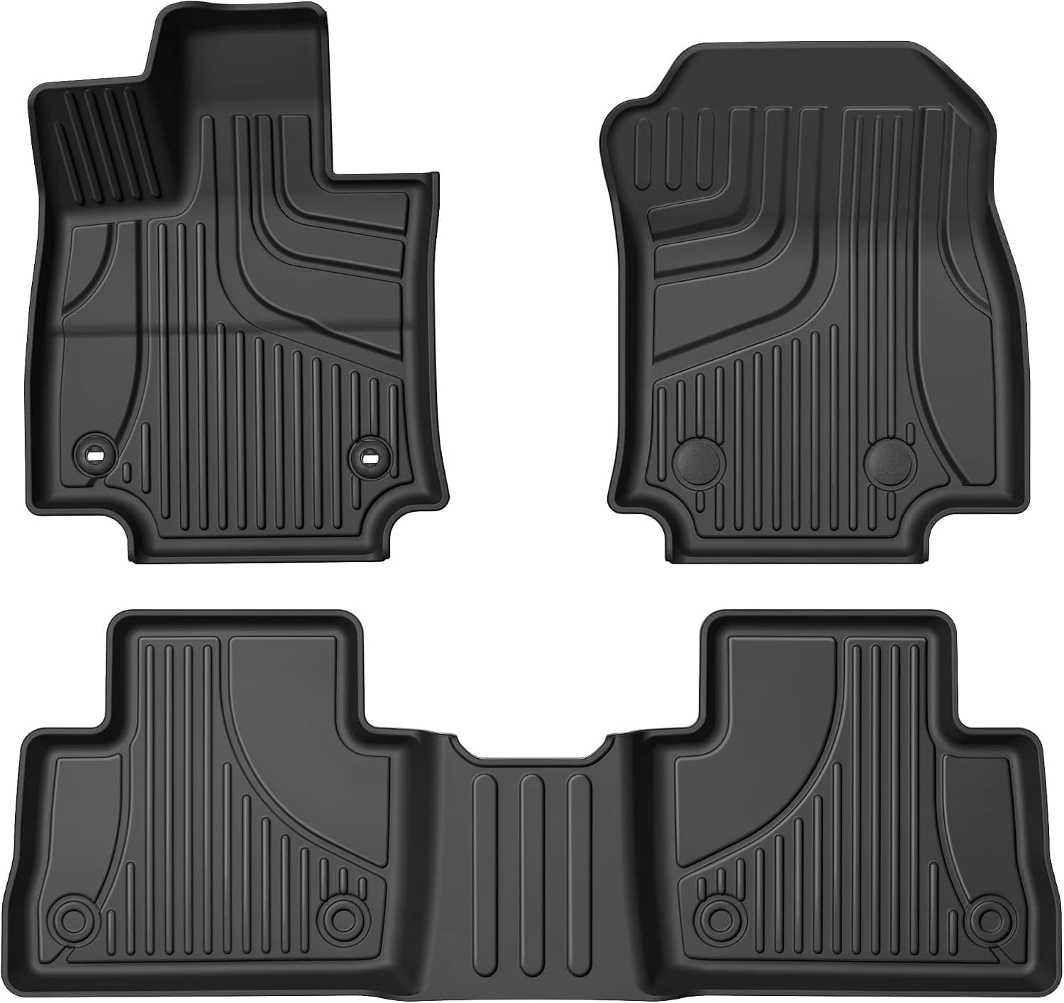 Tapetes de carro para Toyota RAV4 2019-2022, Tapetes de piso automotivo TPE para todos os climas, Revestimentos de piso de borracha para todos os climas, 1ª e…