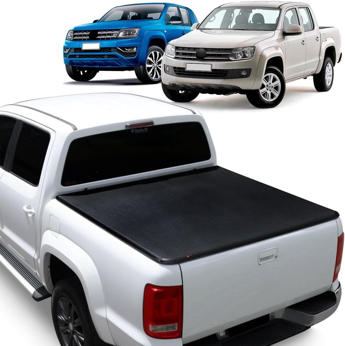 Capota Marítima Lona Explore Compatível com Amarok 2010 a 2021 Cabine Dupla Com Elevação
