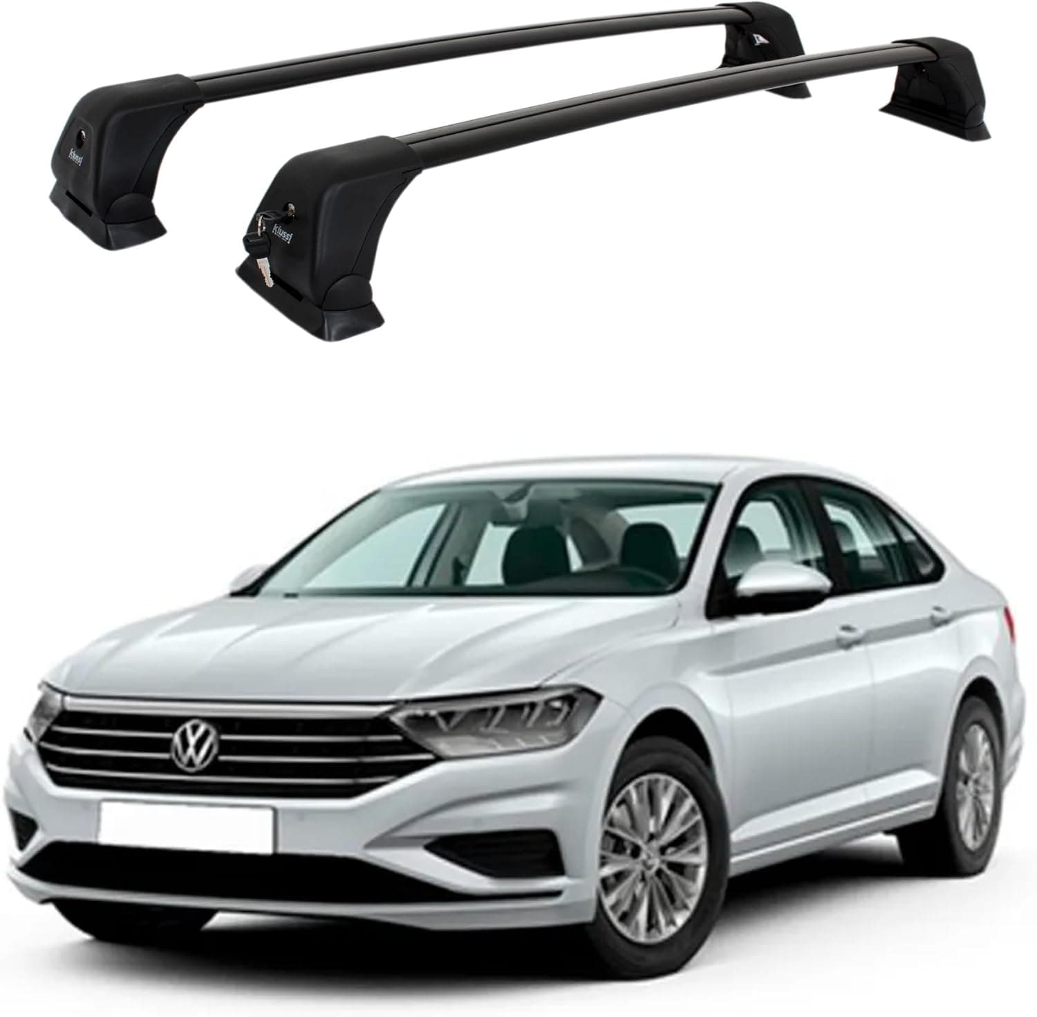 Rack De Teto Modelo Emilia Jetta Após 2019 (Preto)