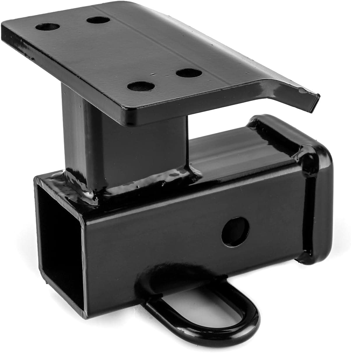 WeiSen Engate de reboque traseiro de 5 cm (2") receptor de reboque classe 3 compatível com Volkswagen Tiguan 2009-2017, preto