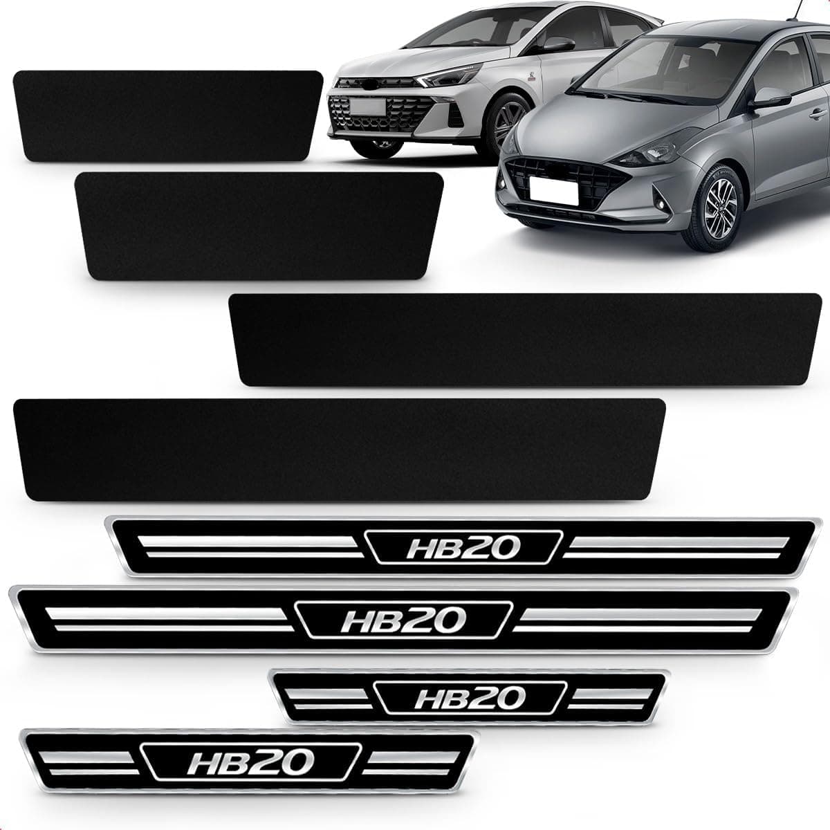 Soleria de Porta Adesiva Elegance Hb20 2020 2021 2022 2023 2024 4 Portas