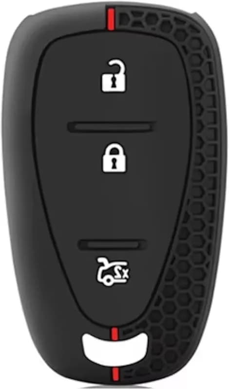 Capa Protetora de Silicone Luxury para Chave (04 03 02 Botoes) Chevrolet Cruze , Onix Plus, Tracker, S10, Equinox, Camaro (03 BOTOES)