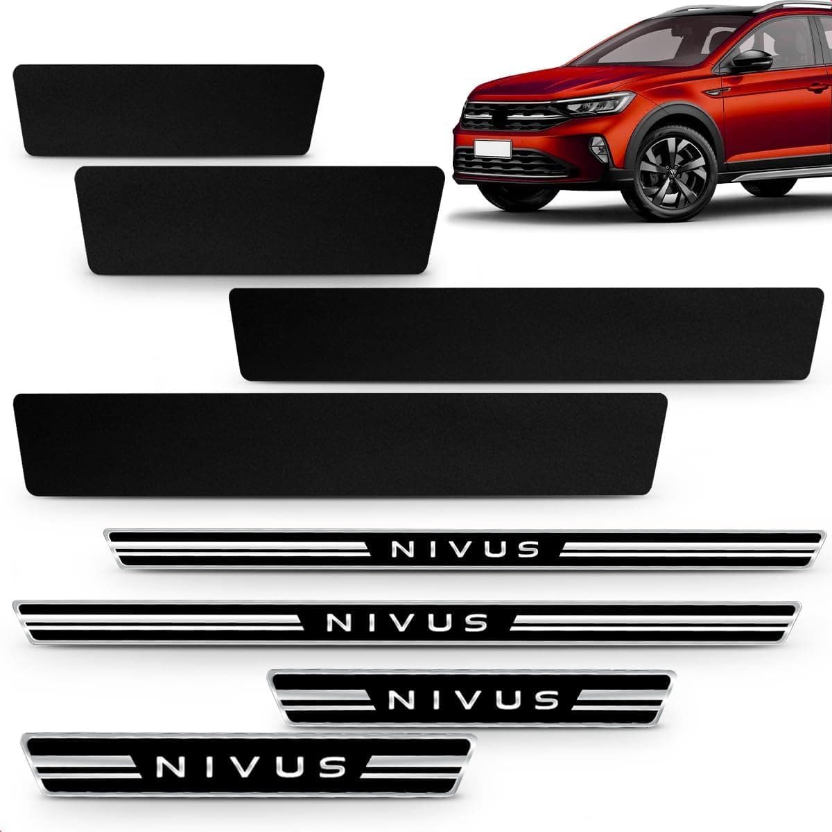 Soleria de Porta Adesiva Elegance Nivus 2020 2021 2022 2023 2024 4 Portas