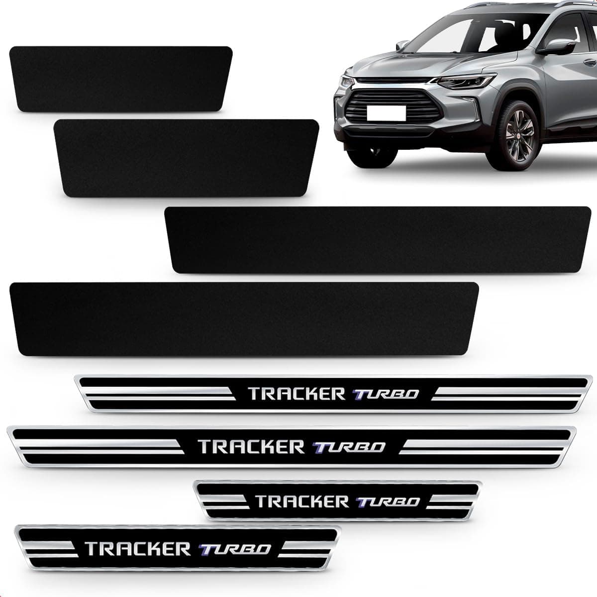 Soleria de Porta Adesiva Elegance Tracker Turbo 2020 2021 2022 2023 2024 4 Portas
