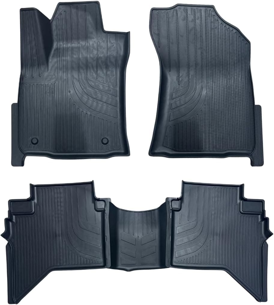 Tapete Bandeja Hilux 2025 2026 Cabine Dupla 4 Peças Borracha 3D Premium Impermeável Grid