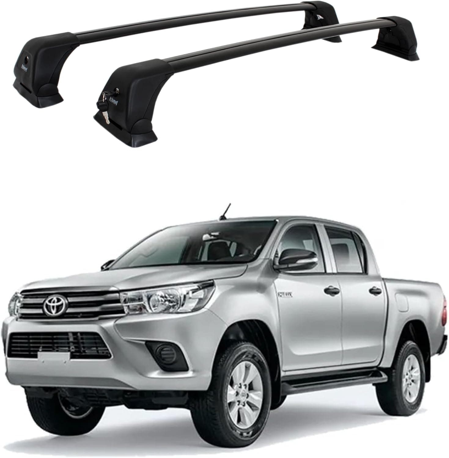Rack De Teto Modelo Emilia Hilux (Preto)