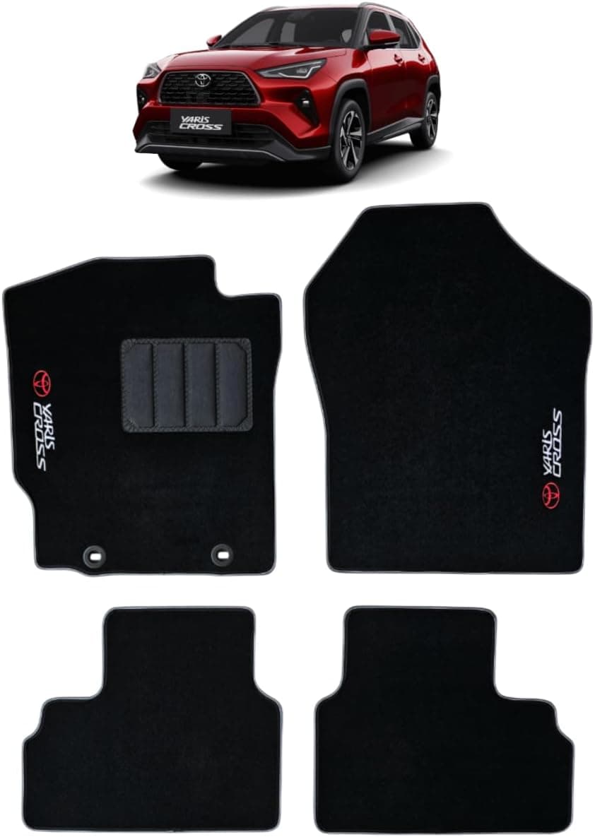 Tapete Yaris Cross Hybrid Toyota Carpete 5mm 2026 2027 2028