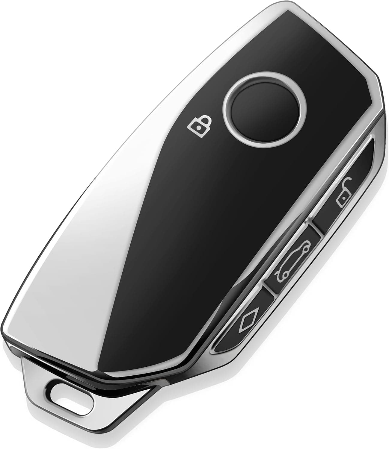 Tukellen Capa para chave BMW Key Fob Special Soft TPU Key Shell compatível com 2023-2026 Nova série 5/7 740i 760i X1 X5 X6 X7 XM IX IX3 I5 I7 etc. Capa de…
