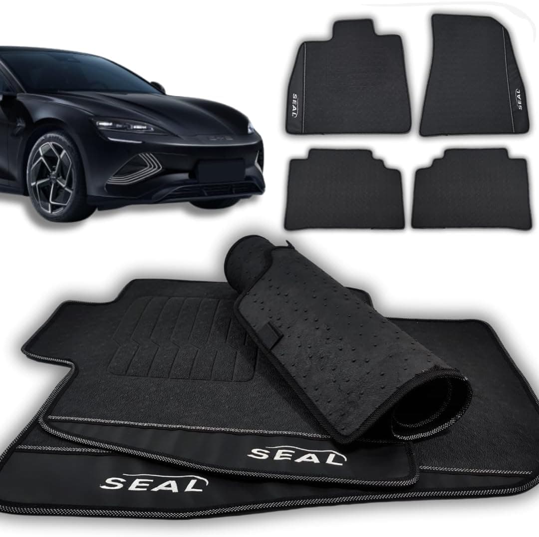 Tapete Automotivo Compatível Com Seal 2024 2025 Premium Impermeável Emborrachado