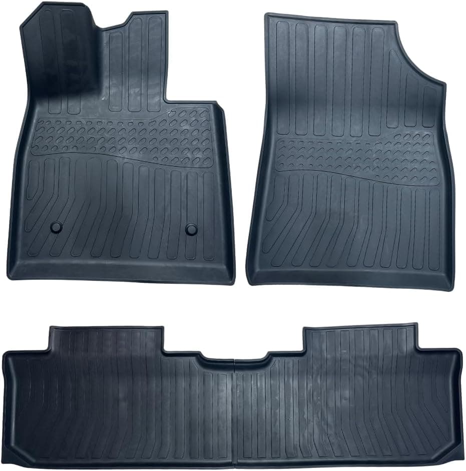 Tapete Bandeja para Byd Song Plus DM-I 2023 2024 2025 2026 Bordas Elevadas 3D Premium Grid