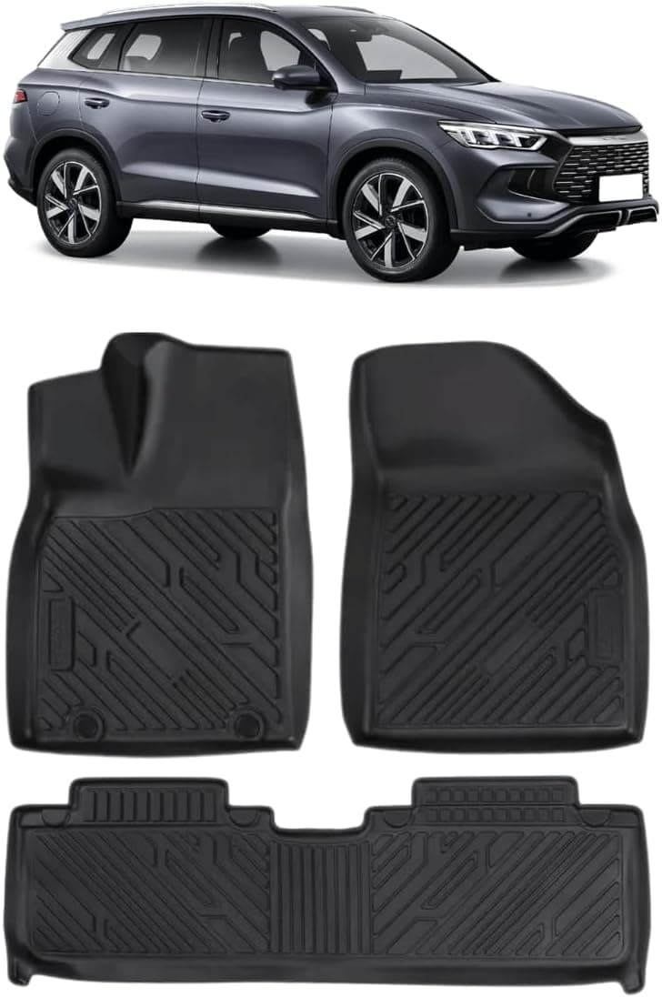 Tapete Bandeja 3D para Song Pro 2025 26 2027 com Bordas Elevadas - Linha Premium