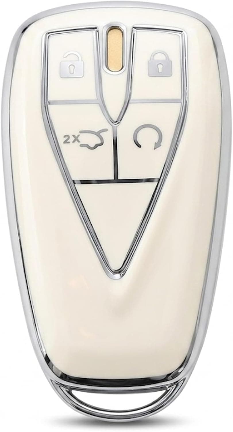 Capa De Silicone Antishock Para Chave CAOA Changan Uni-T – Proteção Premium E Encaixe Sob Medida (BRANCO)