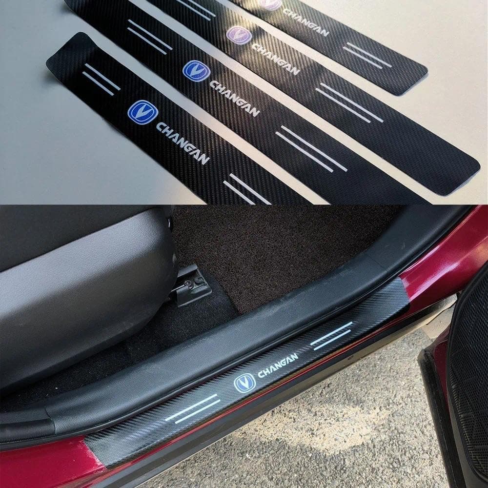 Placas de proteção de peitoril de porta para Changan Alsvin CS35 CS55 CS75 CS95 uni-t uni-k uni-v, acessórios de carro almofadas de peitoril de pedal…