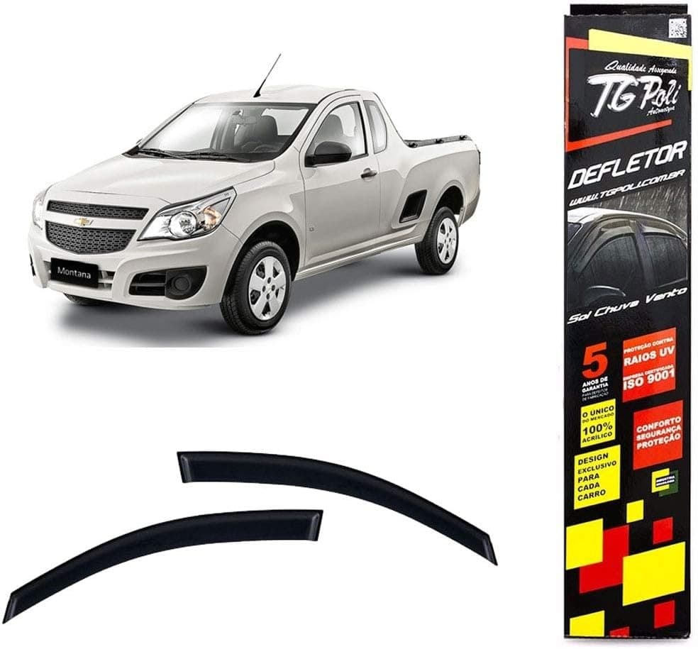 Kit de 2 peças, Calha de Porta Pickup Montana 11/ 230, Tg Poli