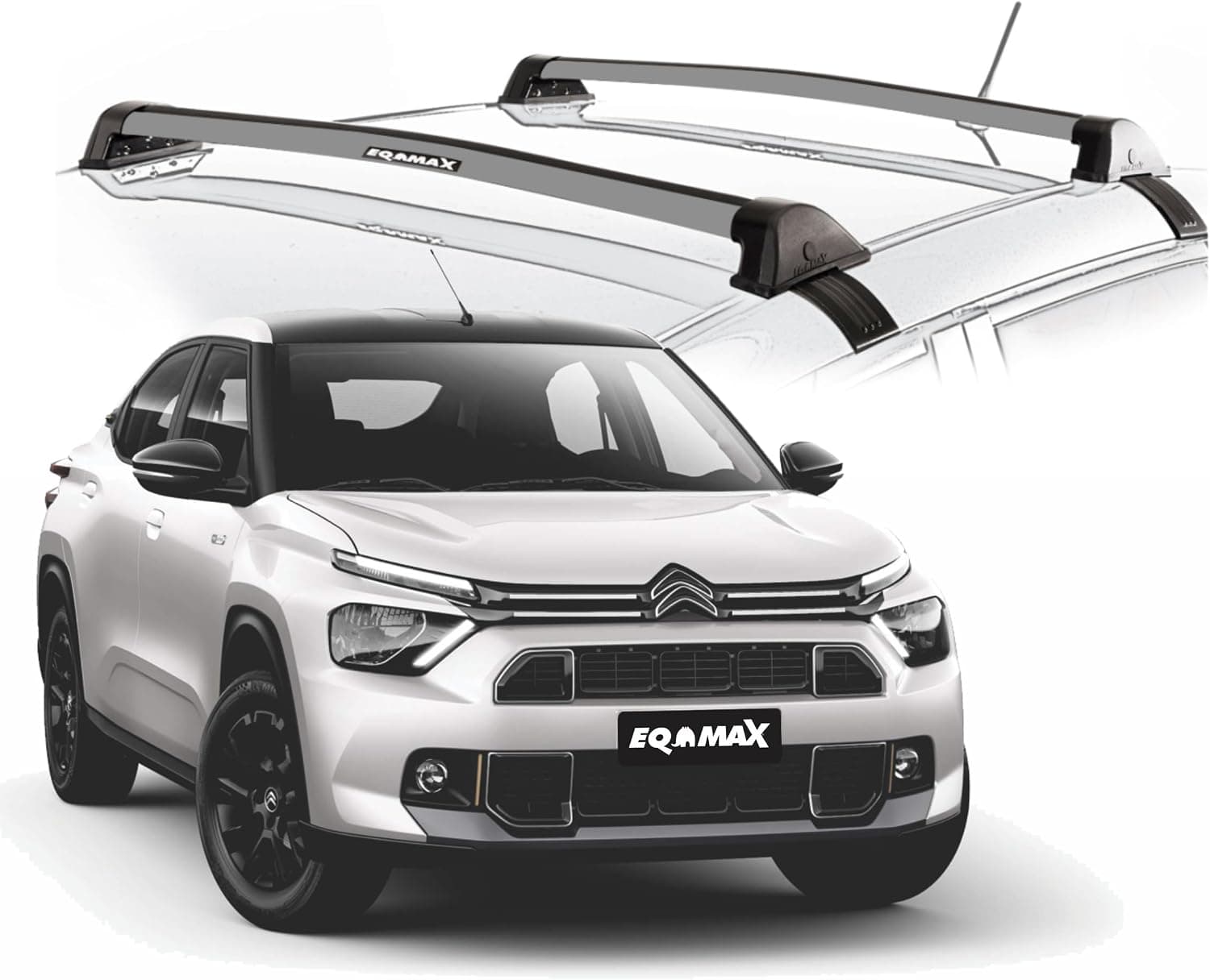 RACK EQMAX NEW WAVE CITROEN BASALT 2025/2026 - CINZA