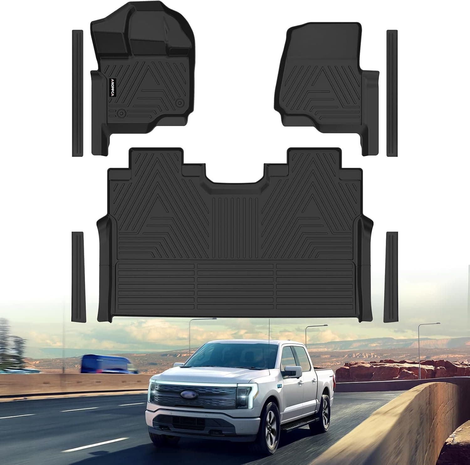 Tapetes para todos os climas para Ford F150/F-150 2015-2026
