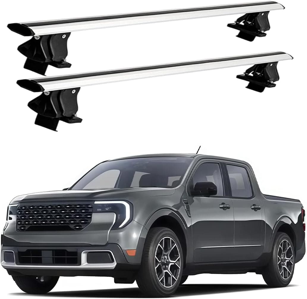 2 barras laterais de rack de teto para Ford Maverick 2022-2024 2025 sem trilho de teto