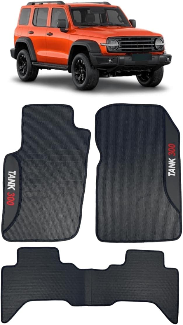Jogo de Tapete Emborrachado para Tank 300 2026 2027 Automotivo