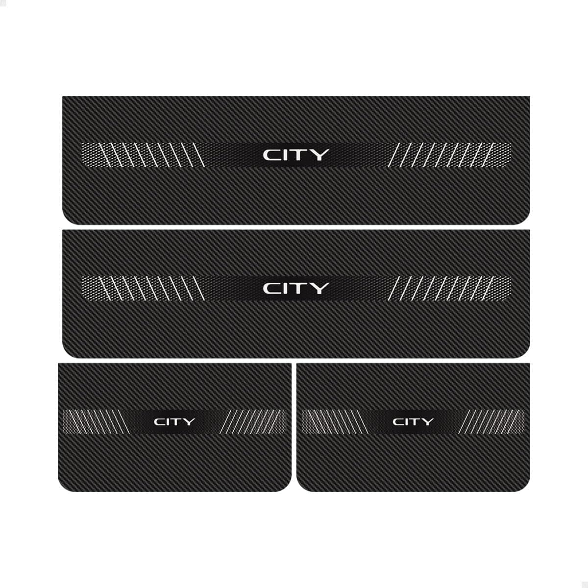 SPORTINOX, Soleira Da Porta Para City Hatch Sedan 2025 Fibra De Carbono