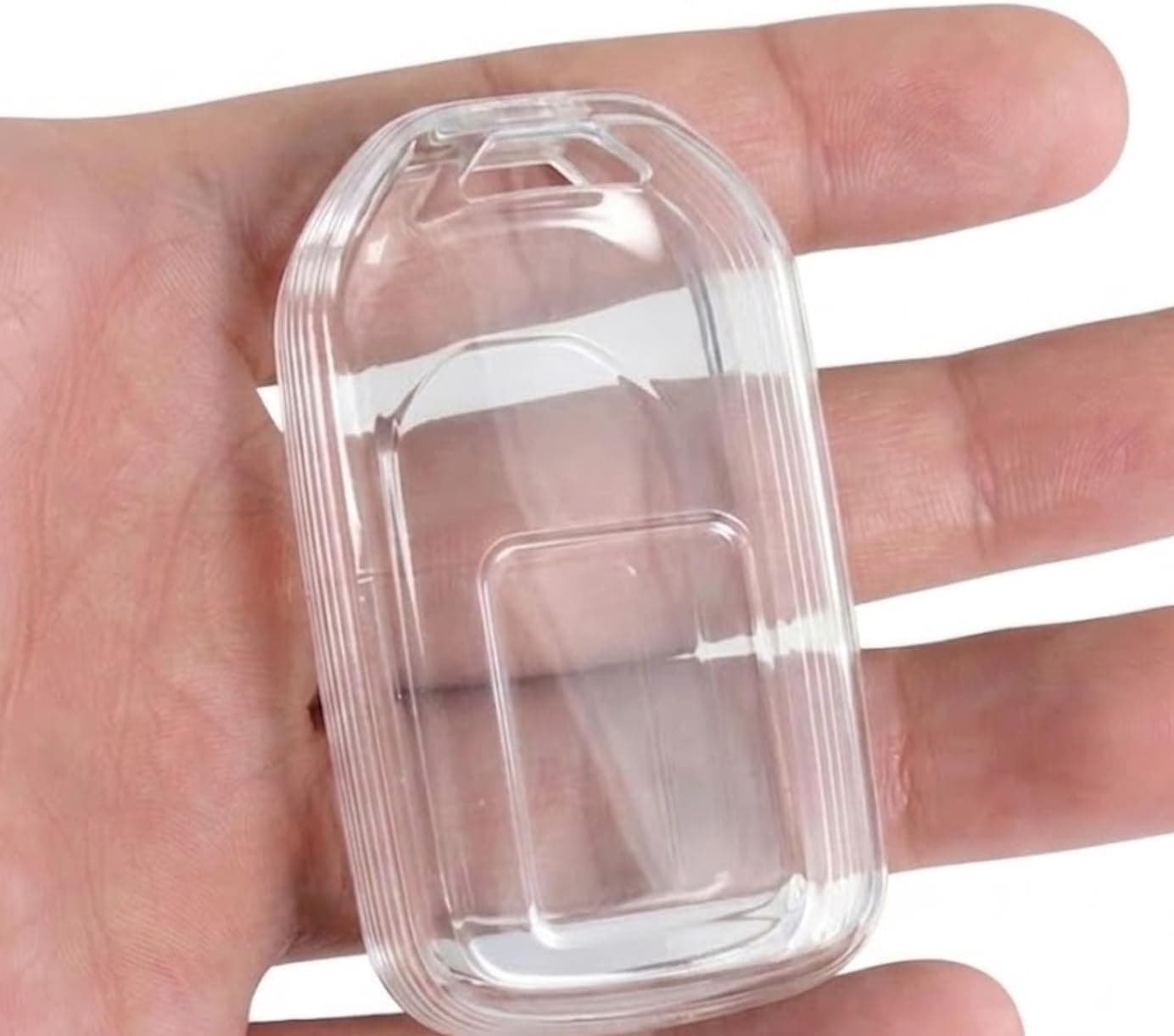 Capa De Silicone Transparente Para Chave Honda Civic HRV WRV CRV ZRV City Fit – Proteção Slim Anti-Impacto (CHAVE MODELO 01)
