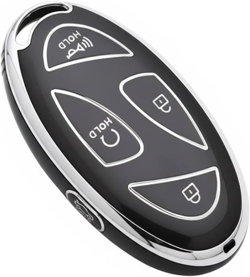 Capa Protetora de Silicone Luxury Para Chave Presencial Hyundai I20 / Comfort / Limited / X Line / Ultimate