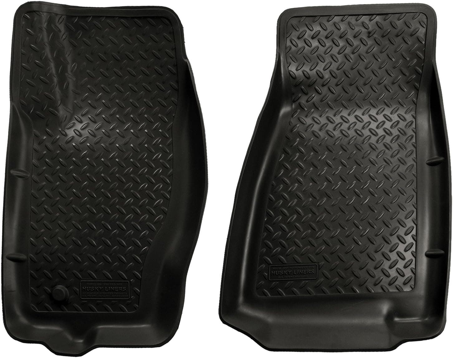 Husky Liners - 30611 serve para Jeep Commander 2006-10, Jeep Grand Cherokee 2005-10, tapetes dianteiros de estilo clássico preto
