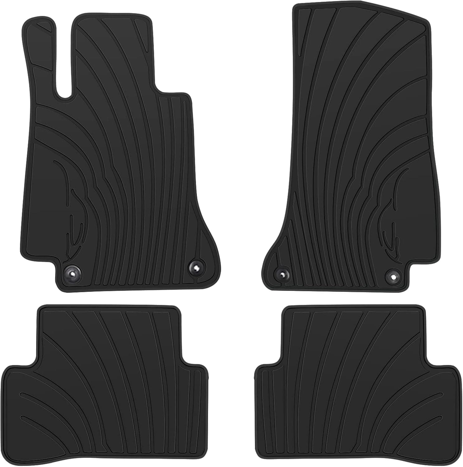 HD-Mart Tapetes automotivos personalizados para Mercedes-Benz C Class Sedan 2015-2021 C180 C200 C250 C300 C350(e) C400 C43 AMG C450 C63 W205 W206 S206 Tapetes…