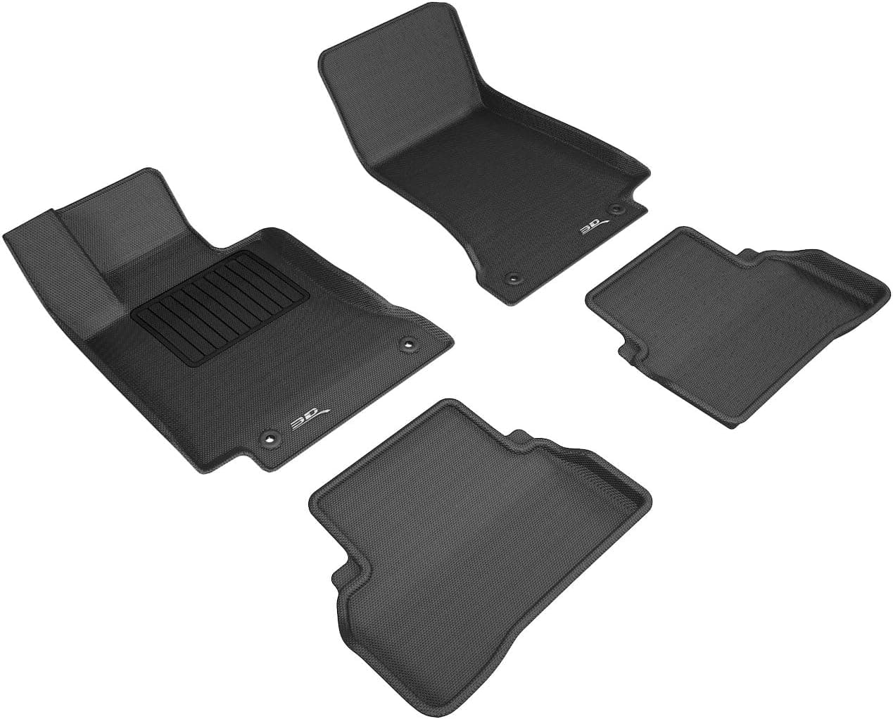 3D MAXpider L1MB10201509 Tapetes todos os climas para Mercedes Benz Classe C Sedan (W205) 2015-2020 Tapetes de piso de carro de ajuste personalizado, série…