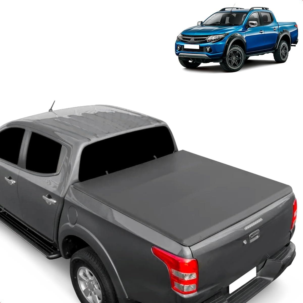 Capota Marítima L200 Triton Cabine Dupla 2017 2018 2019 2020 2021 2022 2023 2024 Flash Force